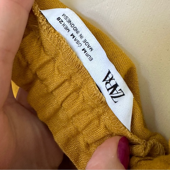 Zara Linen Mini Dress - Picture 10 of 10